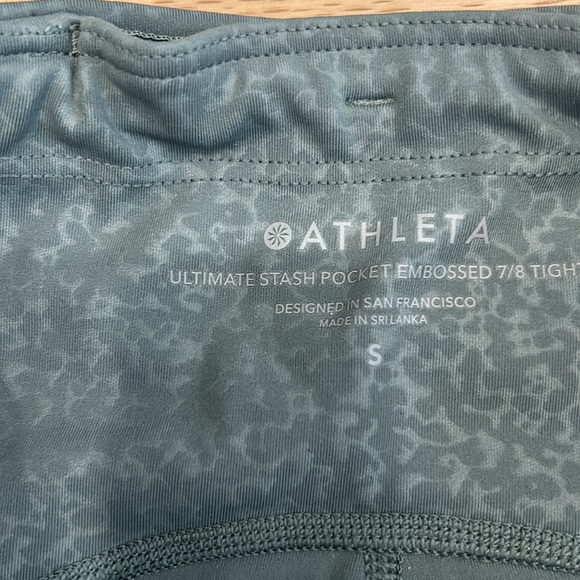 Athleta green Leggings with pockets - Picture 4 of 6